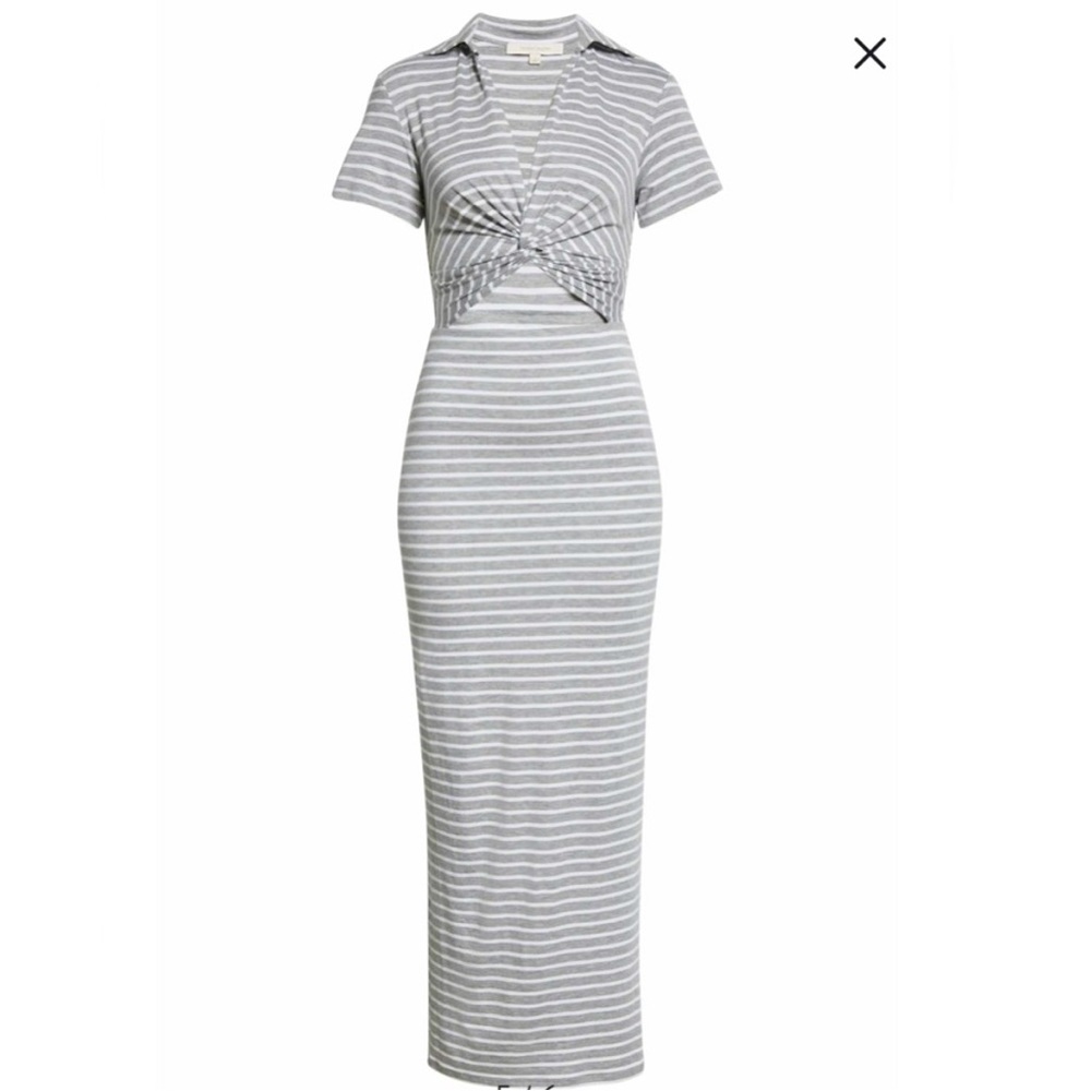 Favorite Daughter maxi cutout dress with collar